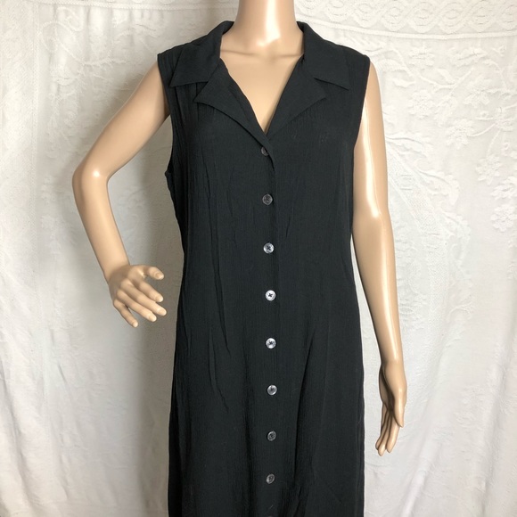 Studio 1940 Dresses & Skirts - Black Button Down Maxi Dress